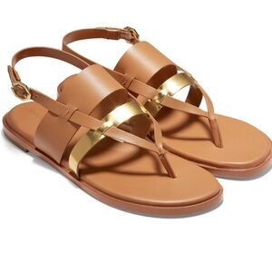 Cole Haan Finley Grand Thong Leather Sandal, 9.5